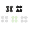 10pcs Car Modification Protection Keyhole Anti-Blocking Sticker(Light Black)