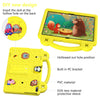 For Lenovo Tab M10 X605 / X505 / Tab P10 X705 Handle Kickstand Children EVA Shockproof Tablet Case(Yellow)