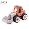 2PCS LXB-418 Removable Assembly Simulation Engineering Vehicle Model(Router)