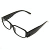 UV Protection White Resin Lens Reading Glasses with Currency Detecting Function, +1.50D