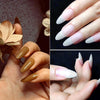 240 PCS Extended Manicure No-Engraving Frosted Thin Nail Piece Wh-109