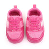 D2540 Autumn And Winter Soft Soled Walking Shoes Baby Shoes For 0-1 Years Old, Size: 13cm(Rose Red)