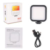 Portable Phone Desktop Live Fill Light Mini Pocket Light Shooting Camera Fill Lamp, Style: RGB Full Color With Hot Boots+Clip