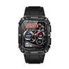 HAMTOD T3 1.95 inch Three Defenses Sport Smart Watch, Support BT Call / Sport Modes / Sleep / Heart Rate / Blood Oxygen / Blood Pressure Monitoring(Black)