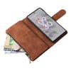 For Google Pixel 6a Multifunctional Frosted Zipper Wallet Leather Phone Case(Brown)