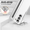 For Samsung Galaxy Z Fold5 Integrated PC + PU Phone Case with Pen / Pen Box(White)