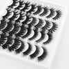 16pairs /Box Natural Long False Eyelashes Fluffy 3D Mink Lashes, Spec: L111 (4 Mixed)