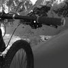 2 PCS AG30 Bicycle MTB Bike Lock-on Comfort Sponge Handlebar Hand-Stitched Grips(Black)
