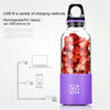 Bingo 500ml Mini Portable USB Rechargeable Electric Juicer Cup  Juicer Blender, 22000 Revolutions Per Minute(Purple)