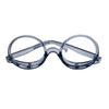 Makeup Magnifying Glass Presbyopic Glasses Flip Swivel Reading Glasses, Degree: +200(Transparent Gray)