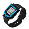 SANDA 388 Fashionable Square Outdoor Sports Leisure Watch Men's And Women's Multi-Functional Waterproof Luminous Electronic Watch(Blue)