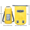 Outdoor Waterproof Dry Dual Shoulder Strap Bag Dry Sack, Capacity: 15L (Black)