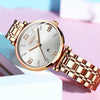 JIN SHI DUN 6533 Women Fashion Waterproof Ultra-thin Quartz Watch(White)