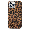 For iPhone 14 Pro Max TPU Leather Phone Case (Yellow Leopard Texture)