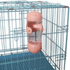 500ml Hanging Pet Waterer (Pink) - Dog & Cat Cage Bottle