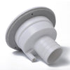Locking Gravity Water Inlet Fill Dish Hatch Lock for RV Camper Trailer Cars(White)