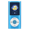 1.8 inch TFT Screen Metal MP4 Player With Earphone+Cable(Blue)