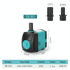 EB-303 10W Aquarium Submersible Water Pump Fountain Filter Fish Pond,EU Plug