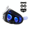 AMVR Q3FC1 For Meta Quest3 Mask Ice Silk Breathable Leather Material(Mask+1 Ice Silk)