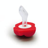 3 PCS Newborn Pacifier Red Lips Dummy Pacifiers Funny Silicone Baby Nipples Teether Soothers Pacifier(Pink)