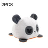 2 PCS Cute Plush Flip Toy Double-Sided Doll(Orange White)