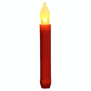 LED Electronic Candle Lights Flameless Long Rod Christmas Candle, Spec:Flashing Yellow Light-Red