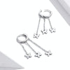 S925 Sterling Silver Tassel Butterfly Ear Stud Women Earrings