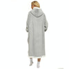 Lazy Blanket Lambswool TV Blanket Wearable Blanket, Size: Length 150CM(Black)
