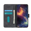 For Alcatel 1SE 2020 KHAZNEH Retro Texture PU + TPU Horizontal Flip Leather Case with Holder & Card Slots & Wallet(Black)