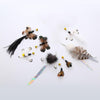 White Butterfly Cat Teaser Refill - Feather & Bell