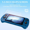 POWKIDDY X55 Game Console 5.5 Inch 1280 X 720 IPS Screen RK3566 Linux System Open-Source Retro Video Player 16GB+64GB(White)