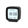 2286 Mini Multifunctional Calendar Alarm Clock Bedside Temperature and Humidity Clock(Black)