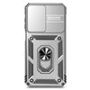 For Samsung Galaxy A26 5G Sliding Camshield Holder Phone Case(Silver)