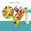 Multifunctional Building Table Learning Toy Puzzle Assembling Toy For Children, Style: 76 Blocks