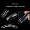 2 Boxes Nail Crystal Rapid Light Therapy Extension Nail Model, Shape: 120 PCS 15
