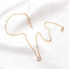 Women Imitation Pearl Pendant Necklaces(gold)