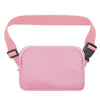 Nylon Waterproof Chest Bag Outdoor Sports Pocket Running Mobile Phone Bag(Pink)