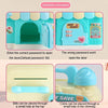18 x 15 x 16.5cm Candy House Childrens Cartoon Coin Bank Small House Savings Jar Toys(Sky Blue)