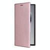 For Samsung Galaxy S24 Ultra 5G Carbon Fiber Texture Flip Leather Phone Case(Pink)
