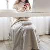 AI-540 72x115cm USB Body Warmer Blanket Office Heater Electric Heating Shawl(Pink)