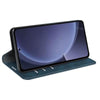 For Samsung Galaxy S25+ 5G Retro-skin Magnetic Suction Leather Phone Case(Dark Blue)