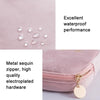 Plush Cloth Sanitary Napkin Storage Bag Sanitary Pad Storage Bag(Wine Red)