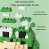 855pcs /Box Children Educational Assembly Small Frogs Building Blocks Toy(Cheering)