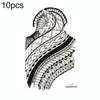 10 PCS Waterproof Arm Chest Scar Tattoo Sticker(Al-031)