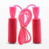 2.8m Special Foam Skipping Rope For Student Exams Outdoor Fitness Skipping Rope(Rose Red)