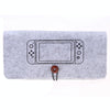 Portable Soft Felt Handbag Storage Protective Bag for Nintendo Switch(Light Grey)