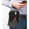 For 6-7 inch Mobile Phones Universal PU Leather + Fabric Stitching Waist Bag(Light Brown)