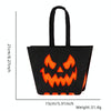 Halloween Felt Candy Bag Party Costume Three-Dimensional Handbag, Color: Orange Devil Face
