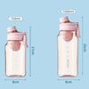 750ml Large Capacity Outdoor Portable Sports Fitness Water Cup With Tea Strainer(Pink)