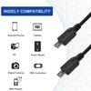 USB 2.0 Male to 2 Micro USB Male Cable, Length: About 30cm